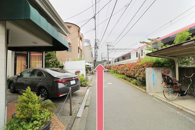 直進します