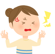 『イライラする』のイメージ画像