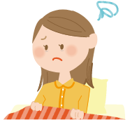 『眠れない､寝付けない』のイメージ画像